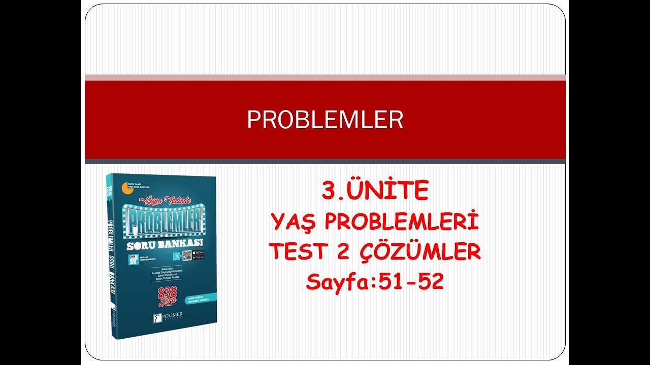 YAŞ PROB. TEST 2