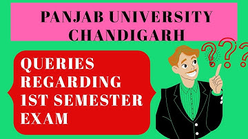 Pu University IST semester exam |Regarding queries |PANJAB UNIVERSITY#hcp_adda