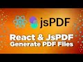 Generate PDF File with React & jsPDF