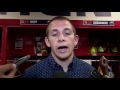 Harry Shipp Postmatch Reaction -- Oct. 3 vs. New England