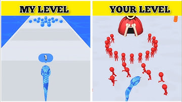 Snake Run Race 3D - All Levels Gameplay Walkthrough Part 1 (Android, iOS) @KLSKINBOX