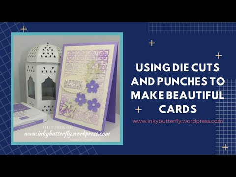 Using die cuts and punches to make beautiful cards - YouTube