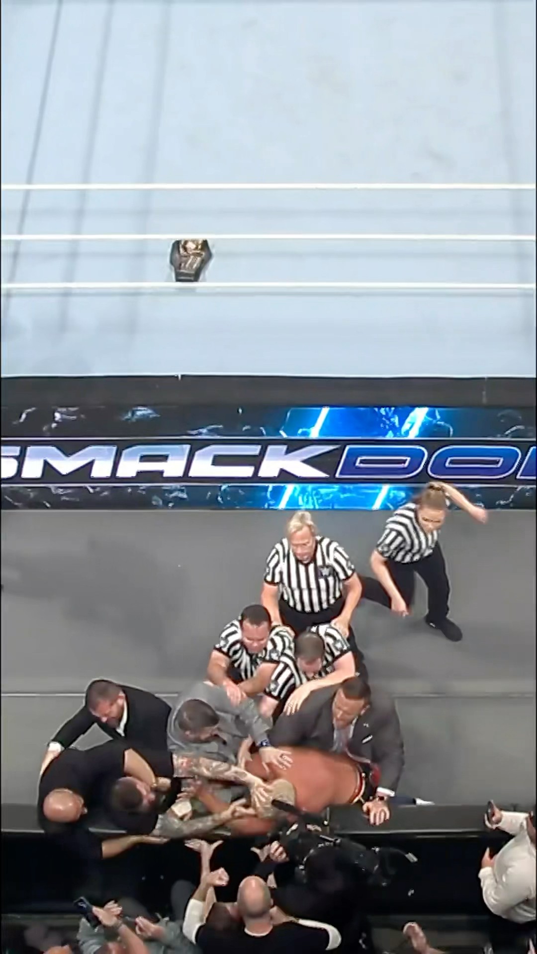 Kevin Owens with a surprise attack on Cody Rhodes