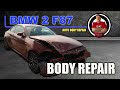 BMW 2M (F87). The body repair. Ремонт кузова.