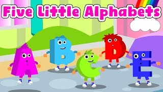 Five Little Alphabets (Kids Songs) The Soft Roots -  Nursery Rhymes & Kids Songs | Kids Poems screenshot 4
