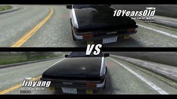 兩個準黑金的86會在妙義擦出怎樣的火花!? Initial Unity  Myogi DH 86 VS 86