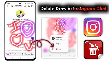 How to Delete Draw in Instagram Chat | Remove Doodle Drawing from Instagram DM 2025