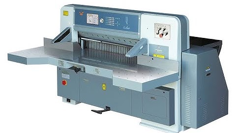 QZYK920DH-10 program paper cutting machine testing in factory