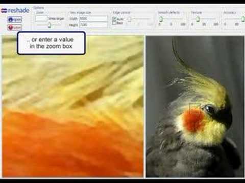 Resize image with reshade - Zoom control - YouTube