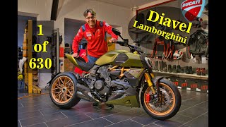 Ducati Diavel Lamborghini, 1 of 630, Stier auf Zweirädern in der Meisterei, unboxing + Start + Sound