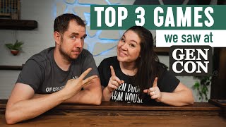 TOP 3 GAMES from Gencon 2022