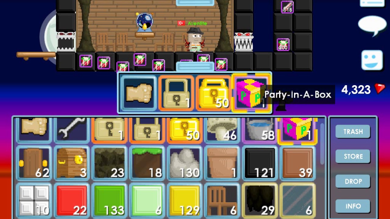 GROWTOPİA [ PARTY BOX AÇTIM] D YouTube