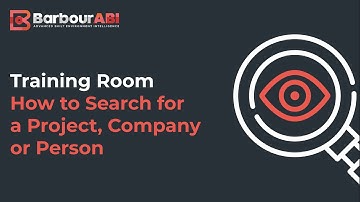 How to Search for a Construction Project, Company or Person on the Barbour ABI Platform