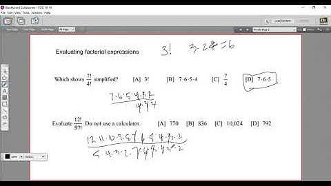 Evaluating Factorial Expressions