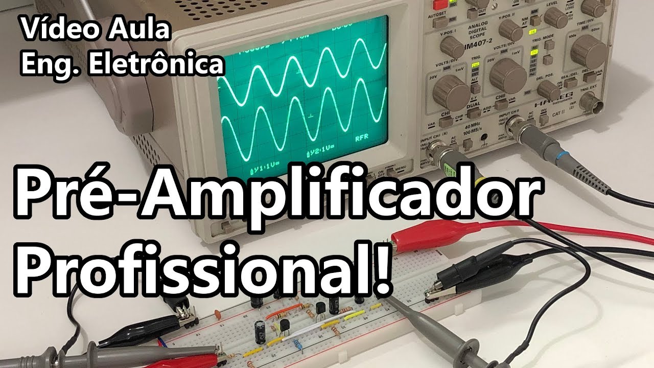 MONTE UM PRÉ-AMPLIFICADOR PROFISSIONAL | Vídeo Aula 