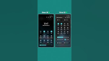 Samsung One UI 5 vs 6 Quick Panel