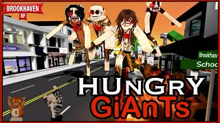 “HUNGRY GIANTS” The End Of The Human Race-ROBLOX BROOKHAVEN Mini Movie | Vikingprincessjazmin