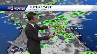 Strong storms, flooding expected to hit parts of Central Florida on Sunday