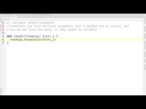 scala - variable length arguments