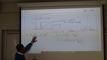Lec 6, Intro to Unsteady Aero: Lift Development and Unsteady Bernoulli’s, part 1