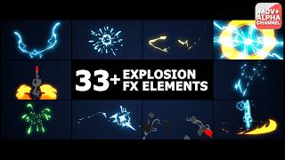 Free Flash FX Elements - Dynamic Cartoon Overlays (Ae)