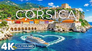 Corsica 🇫🇷 4K Drone Footage | Turquoise Bays, Mountain Coast & Mediterranean Paradise