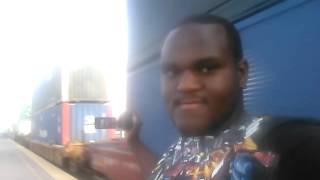 Video Selfie with fast moving Stack Train