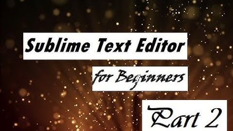 How to open your HTML and CSS file in Sublime Text Editor