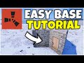 Rust | Easy Beginners Solo/Duo Base Tutorial | How to build a Starter Base