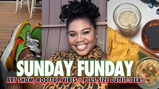 Plus Size VLOG: Black Boy Art Show, What to Wear, Meeting her for drinks, New date spot in Durham!