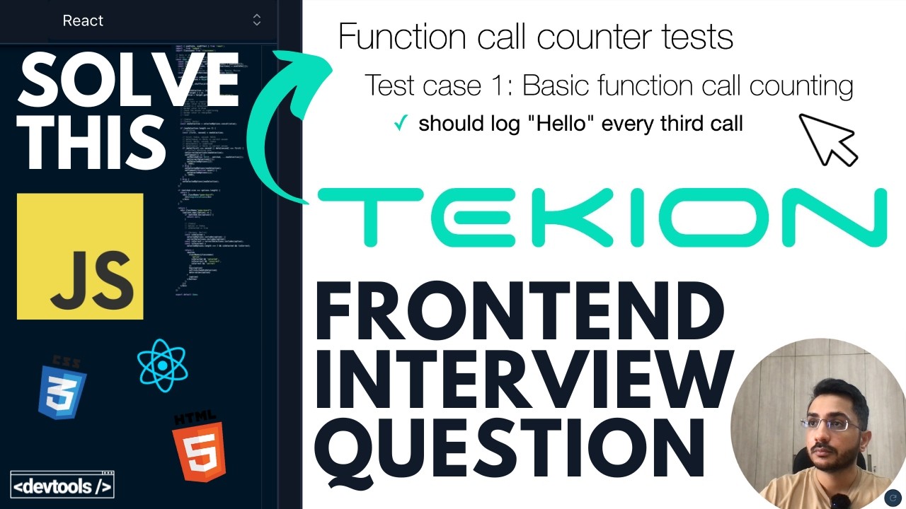 Tekion Frontend Interview Question - Function Call Counter