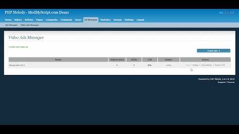 PHP Melody - How to enable the video ads