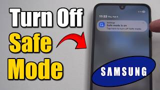 How to Turn Off Safe Mode Without using Power Button on Samsung Phone (Easy Tutorial)