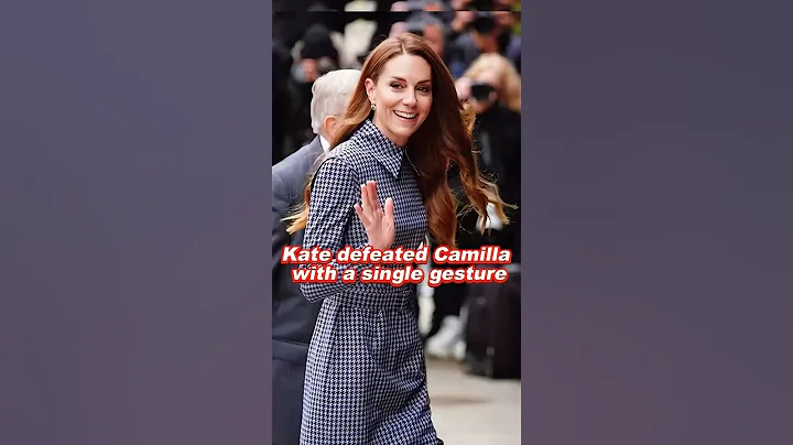 Kate defeated Camilla with a single gesture #kate #camilla #royal #princess
