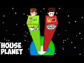 I found SUPER LONG HOUSE ON PLANETS INSIDE PAW PATROL RYDER and BEN 10 in SPACE in Minecraft !