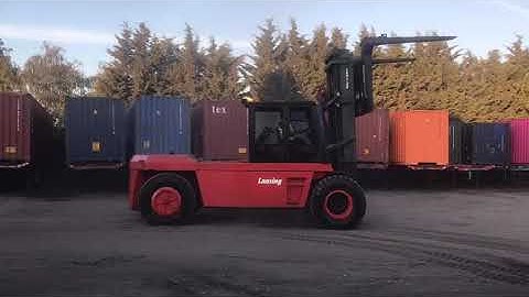 LANSING LINDE TR 28 FORKLIFT CONTAINER HANDLER