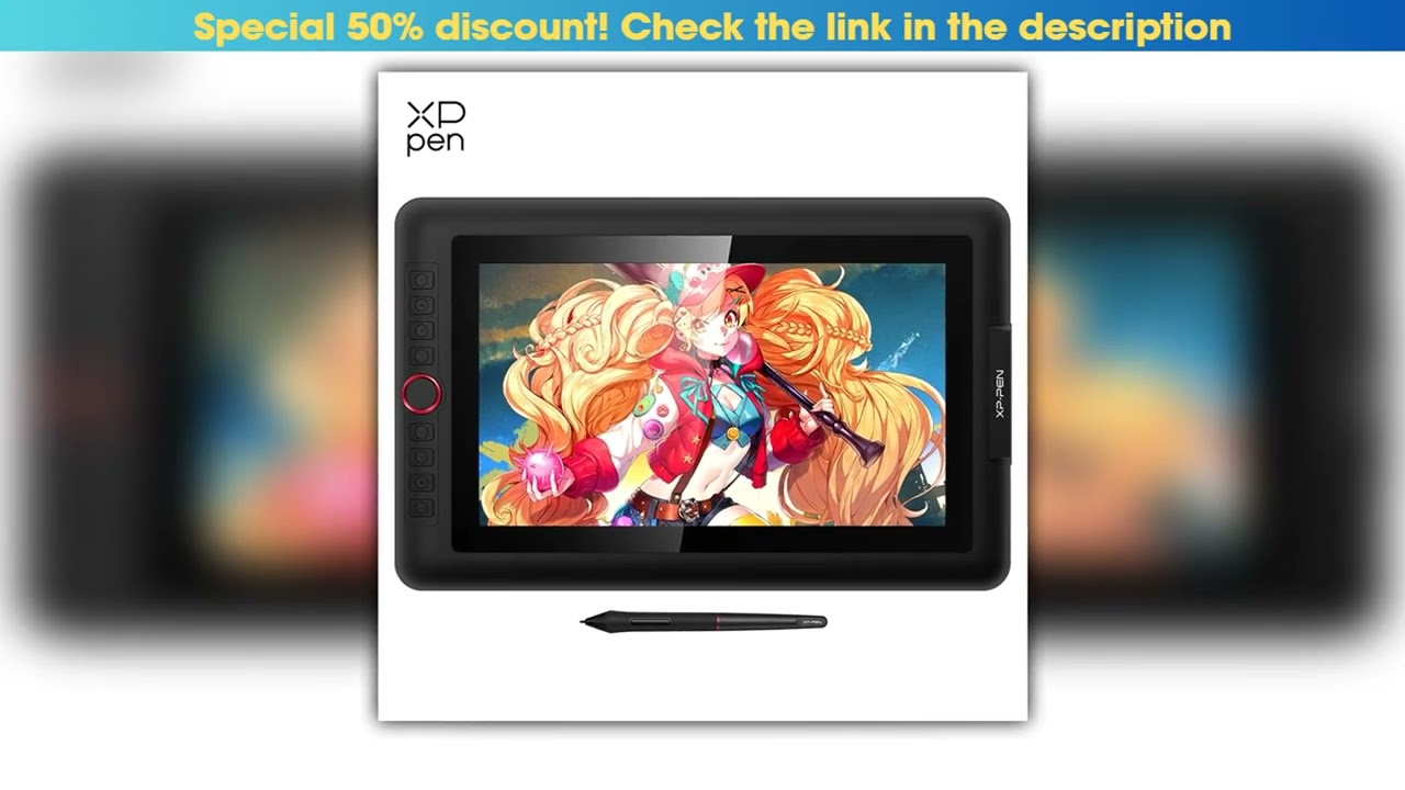 Review XPPen Artist 13.3 Pro Graphics Tablet Drawing Monitor 13.3" Pen Display Animation Art with T