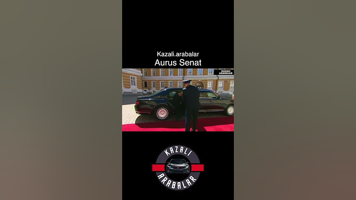 RUSYA DEVLET BAŞKANI VLADİMİR PUTİN'İN MAKAM ARABASI- LİMUZİN AURUS SENAT #shorts