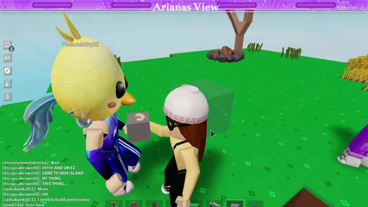 ARIANAS LIVE🎙FIRST TIME PLAYING ROBLOX SKY BLOCK AND GAME SWITCH UP TO PIGGY