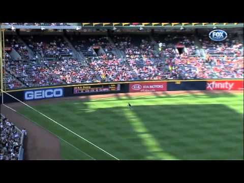Bay's diving catch