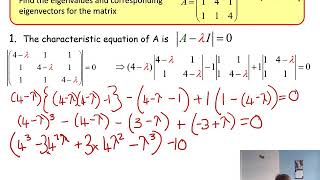 Matrix 6 - More Eigenvalues and Eigenvectors