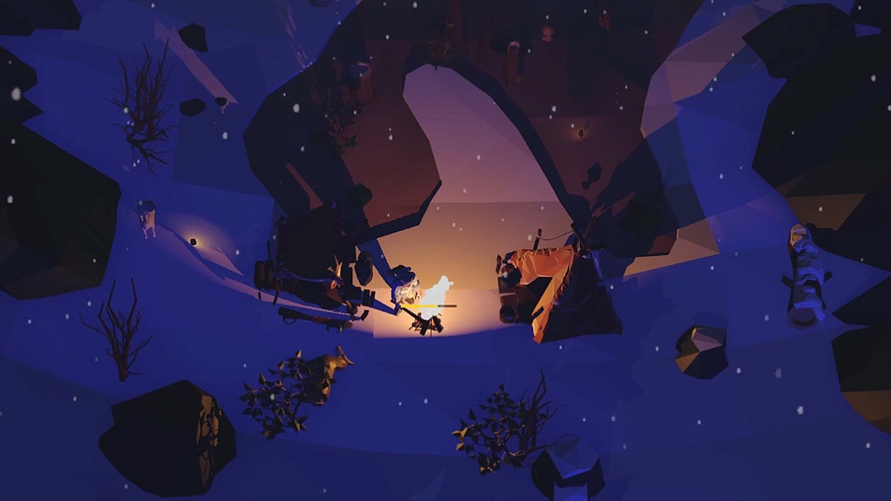 The Wild Eight – Forest, Campfire Ambience (Snowstorm Sounds, White Noise, Relaxation)