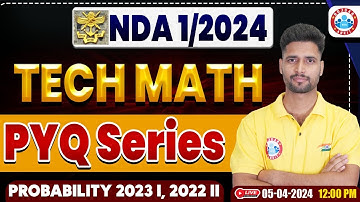 UPSC NDA 01/2024, Technical Maths MCQ