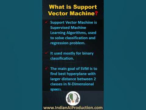 #102 What is Support Vector Machine Algorithm | Data Science | Machine ...