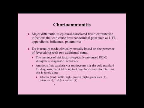 Video: Wie wird Chorioamnionitis diagnostiziert?