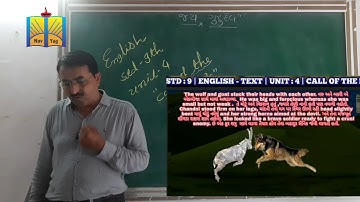 Std- 9 Unit- 4 part- 2 call of the hills