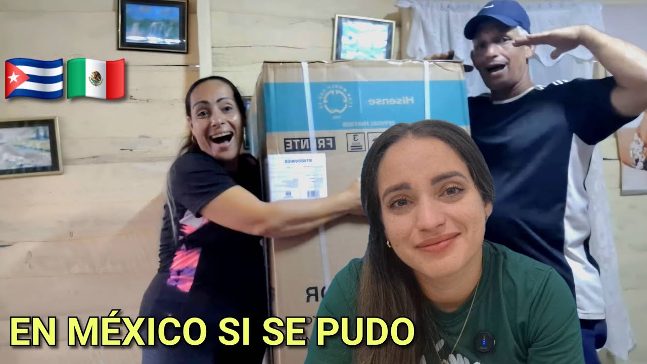 MADRE CUBANA🇨🇺 explota en LLANTO al recibir este REGALO desde MÉXICO🇲🇽