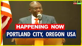LIVE - Gachagua addressing Kenyans in USA at Portland City Oregon Usa Vs Jamaica Tv Channel Online