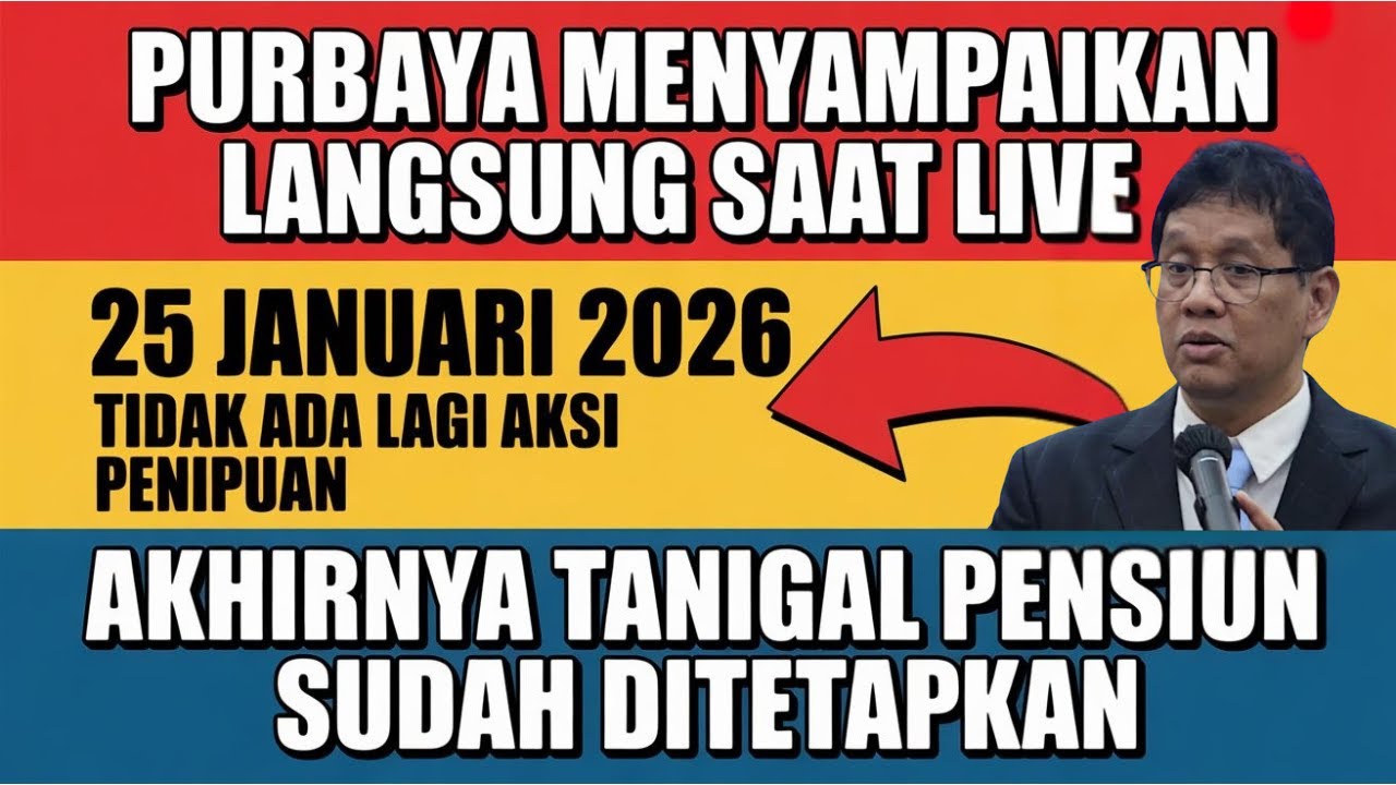 🕌 Alhamdulillah, Akhirnya Ditegaskan! Jadwal Rapel Gaji Pensiunan Januari 2026 Resmi dari TASPEN