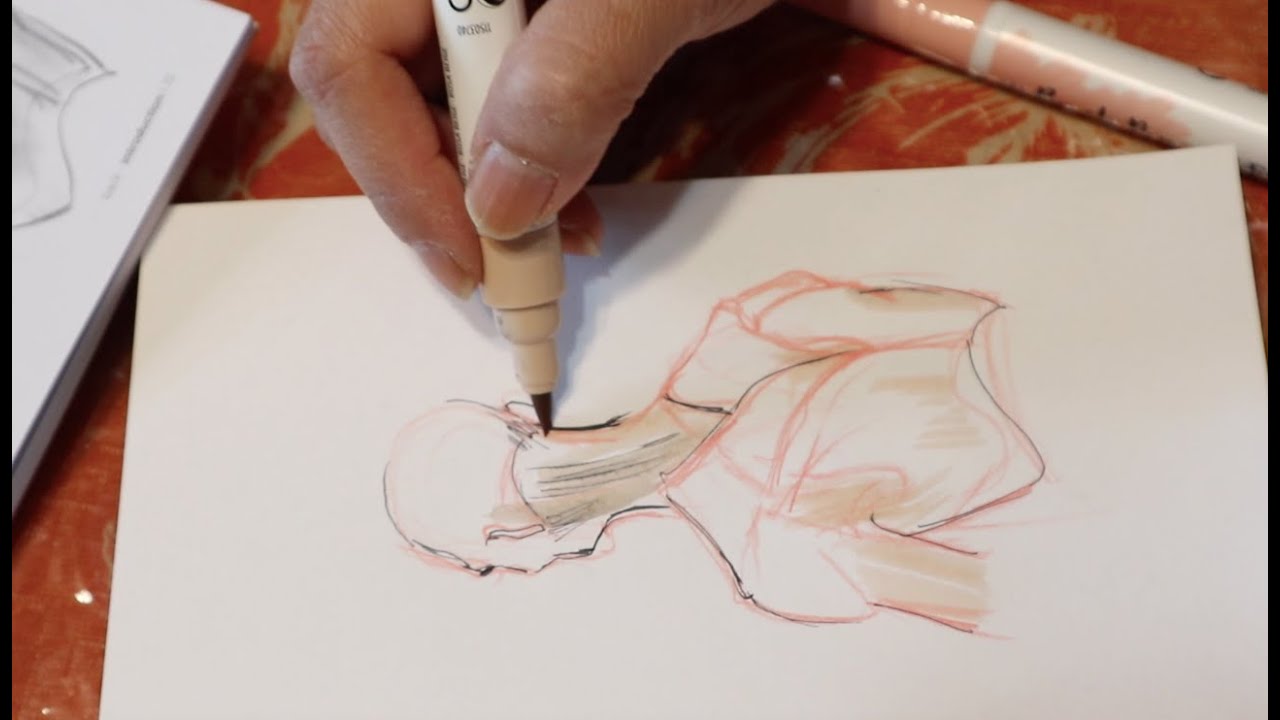 Adding colour to a basic sketch (Demo) - YouTube